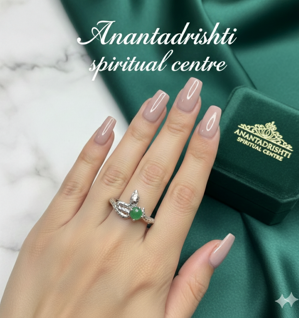 Jade Snake Kundalini Ring